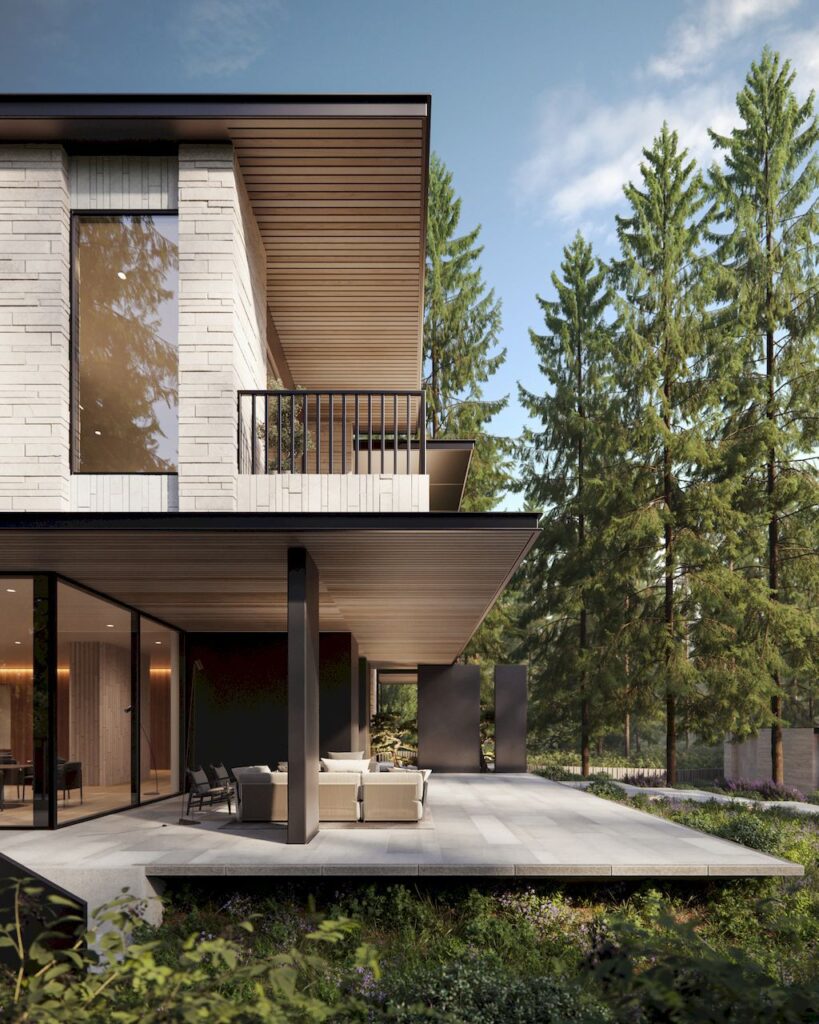 House with Four Views Integrates into Nature by Kerimov Architects 12