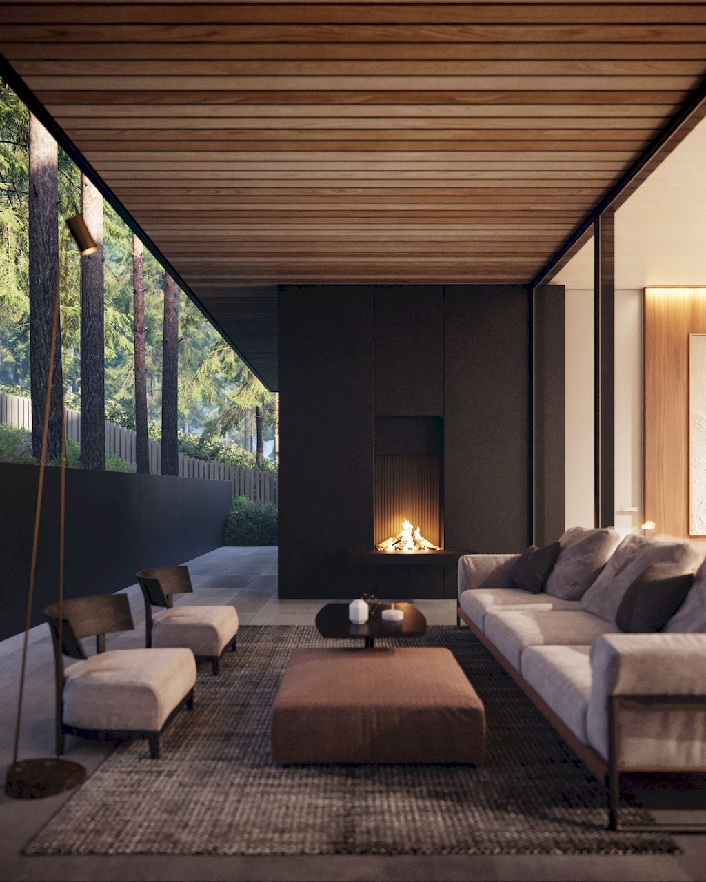 House with Four Views Integrates into Nature by Kerimov Architects