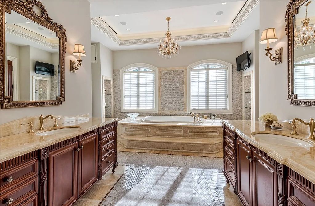 The Property in Mill Neck is a brand new estate complete with indoor pool, elegant pond, state of the art greenhouse and six-car garage, now available for sale. This home located at 102 Horseshoe Road, Mill Neck, New York