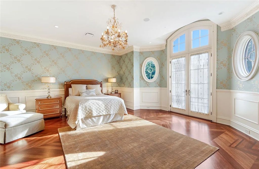 The Property in Mill Neck is a brand new estate complete with indoor pool, elegant pond, state of the art greenhouse and six-car garage, now available for sale. This home located at 102 Horseshoe Road, Mill Neck, New York
