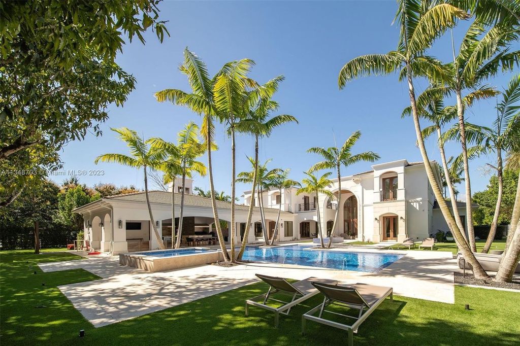Welcome to 8955 SW 63rd Court in Pinecrest, Florida - an opulent oasis in the sought-after Stritter Estates community. This stunning 6-bedroom, 10-bathroom home boasts over 7,700 square feet of luxurious living space, situated on a sprawling 0.87-acre lot. Built in 2013, this home in Pinecrest is as functional as it is beautiful.