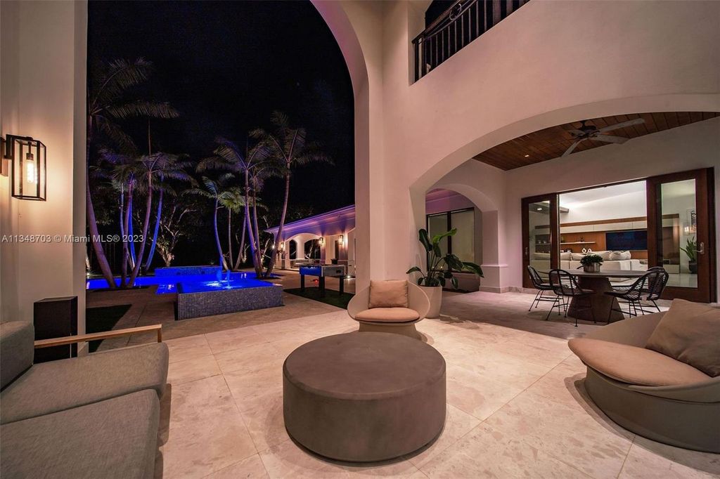 Welcome to 8955 SW 63rd Court in Pinecrest, Florida - an opulent oasis in the sought-after Stritter Estates community. This stunning 6-bedroom, 10-bathroom home boasts over 7,700 square feet of luxurious living space, situated on a sprawling 0.87-acre lot. Built in 2013, this home in Pinecrest is as functional as it is beautiful.