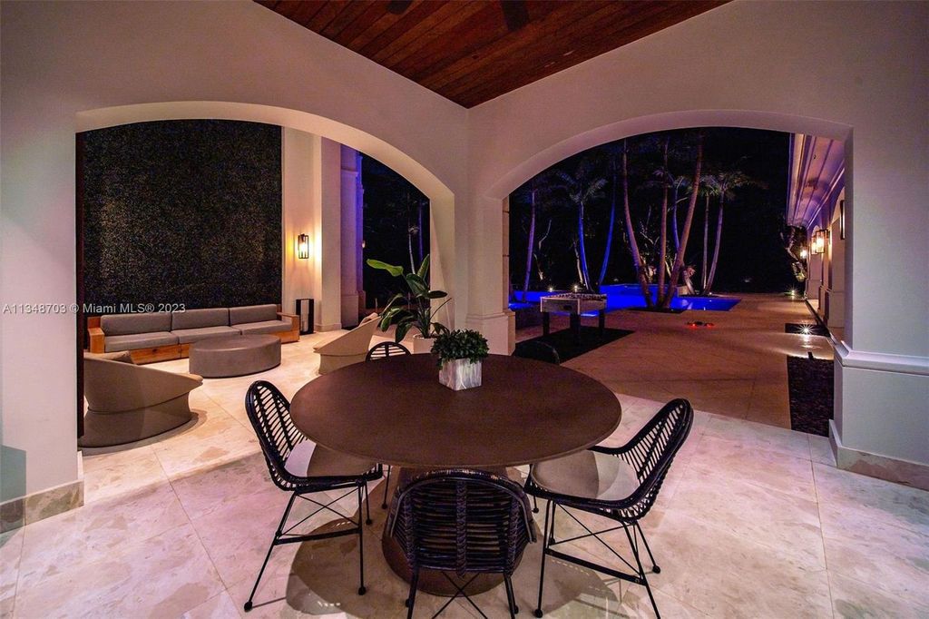 Welcome to 8955 SW 63rd Court in Pinecrest, Florida - an opulent oasis in the sought-after Stritter Estates community. This stunning 6-bedroom, 10-bathroom home boasts over 7,700 square feet of luxurious living space, situated on a sprawling 0.87-acre lot. Built in 2013, this home in Pinecrest is as functional as it is beautiful.