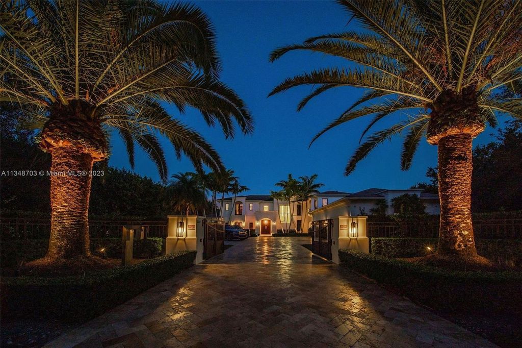 Welcome to 8955 SW 63rd Court in Pinecrest, Florida - an opulent oasis in the sought-after Stritter Estates community. This stunning 6-bedroom, 10-bathroom home boasts over 7,700 square feet of luxurious living space, situated on a sprawling 0.87-acre lot. Built in 2013, this home in Pinecrest is as functional as it is beautiful.