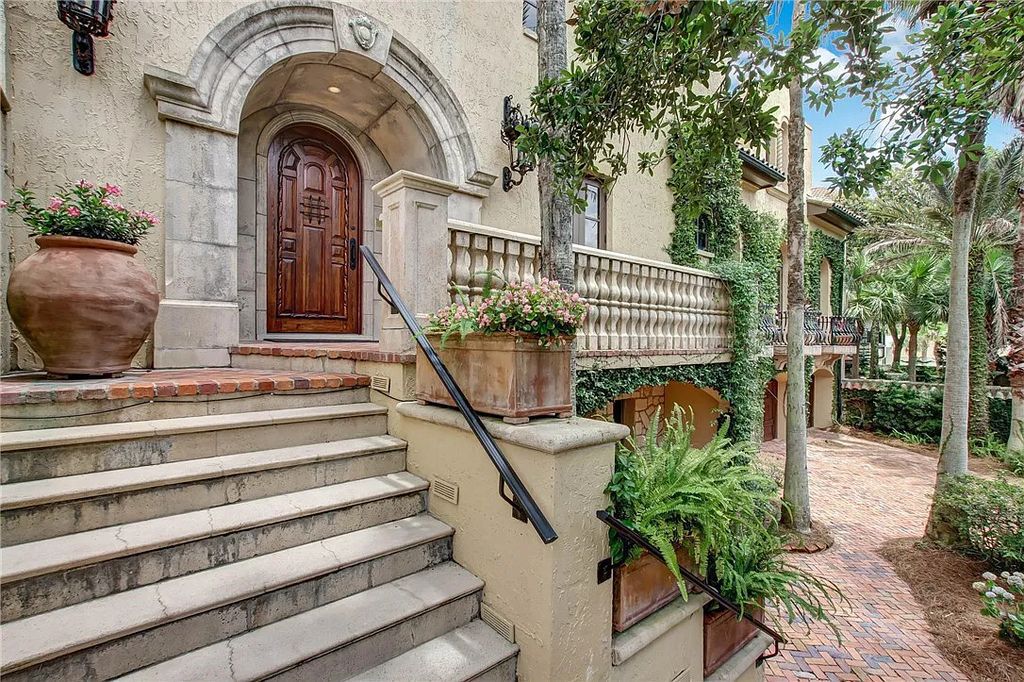 Welcome to 4 Dunes Ct, Fernandina Beach, Florida – a stunning, private, and truly one-of-a-kind Mediterranean-style estate with breathtaking views of the Atlantic Ocean!