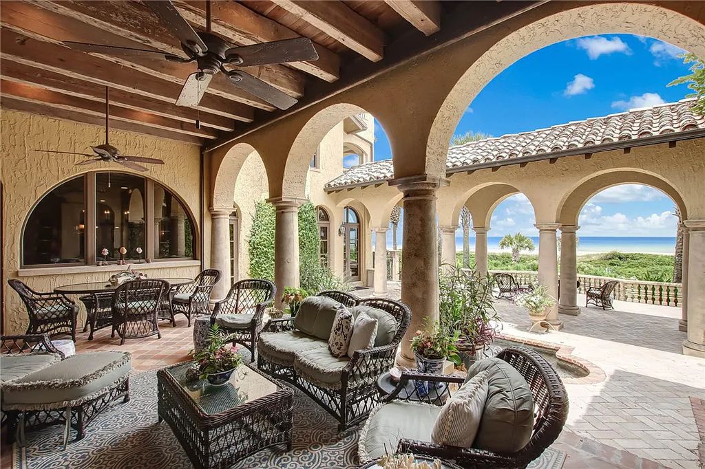 Welcome to 4 Dunes Ct, Fernandina Beach, Florida – a stunning, private, and truly one-of-a-kind Mediterranean-style estate with breathtaking views of the Atlantic Ocean!