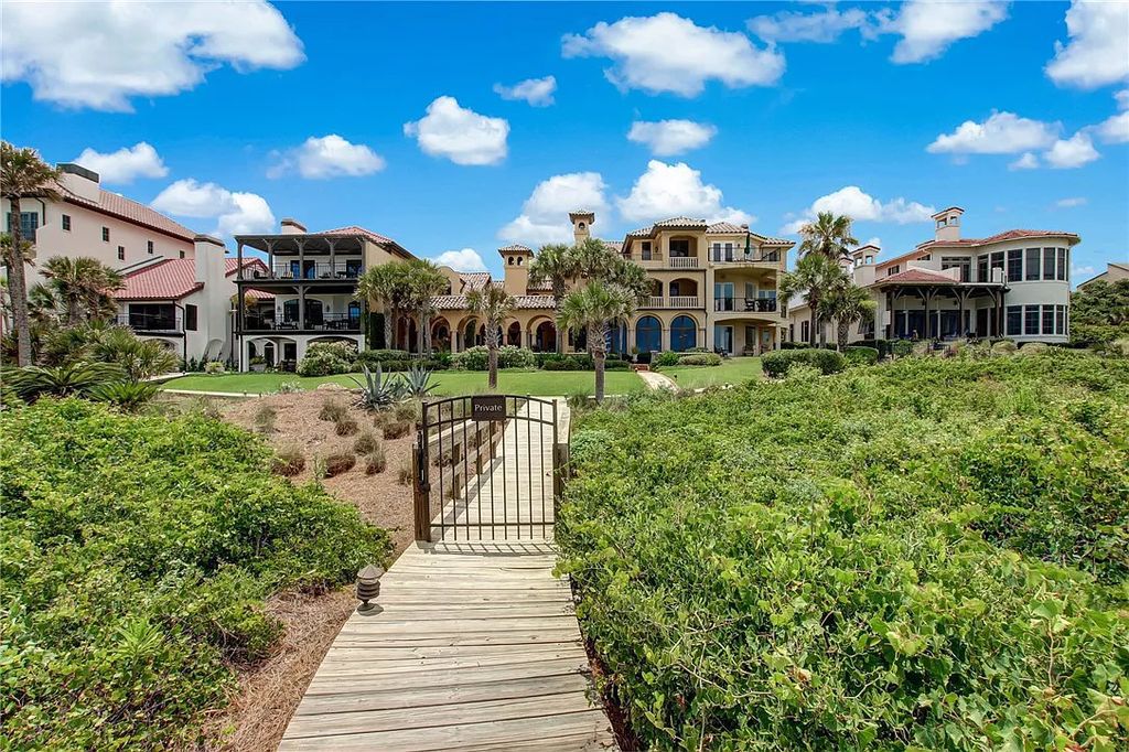 Welcome to 4 Dunes Ct, Fernandina Beach, Florida – a stunning, private, and truly one-of-a-kind Mediterranean-style estate with breathtaking views of the Atlantic Ocean!