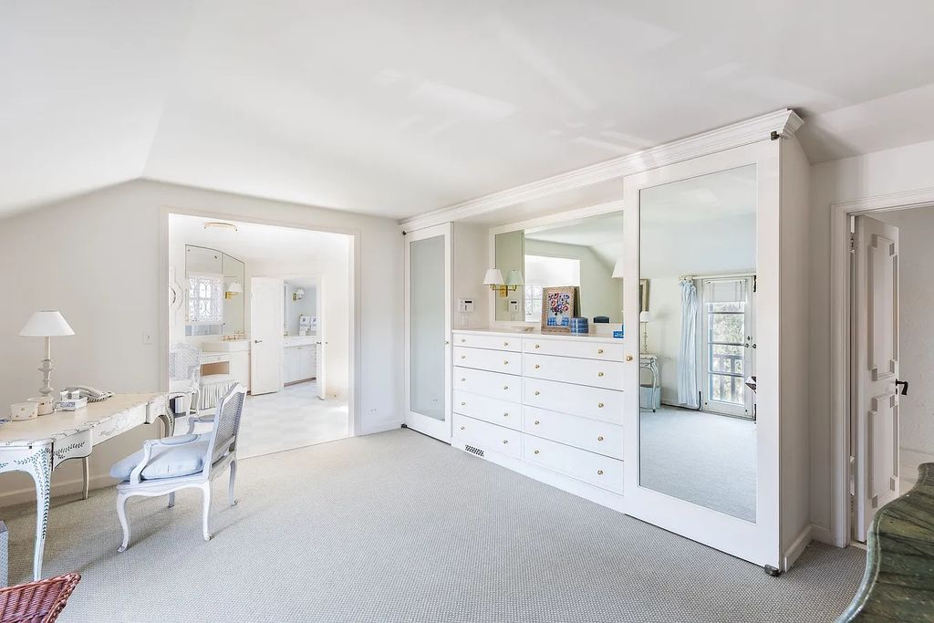 The House in East Hampton includes oceanside pool, extensive terraces and second floor deck taking full advantage of the panoramic views now available for sale. This home located at 201 Lily Pond Ln, East Hampton, New York