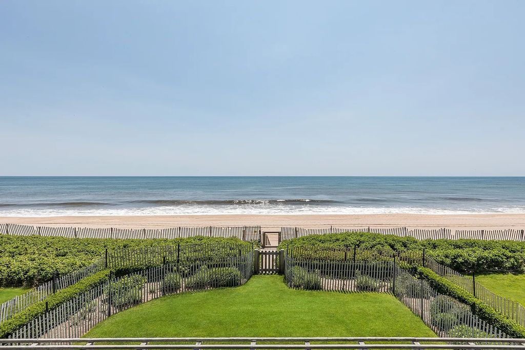 The House in East Hampton includes oceanside pool, extensive terraces and second floor deck taking full advantage of the panoramic views now available for sale. This home located at 201 Lily Pond Ln, East Hampton, New York