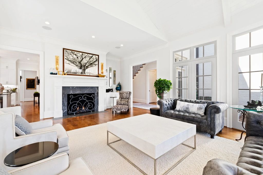 The House in Raleigh has large, beautifully landscaped back yard includes privacy fence, slate patio, and wood-burning fireplace with sitting area, now available for sale. This home located at 3910 Stratford Ct, Raleigh, North Carolina