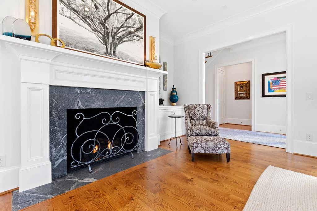 The House in Raleigh has large, beautifully landscaped back yard includes privacy fence, slate patio, and wood-burning fireplace with sitting area, now available for sale. This home located at 3910 Stratford Ct, Raleigh, North Carolina