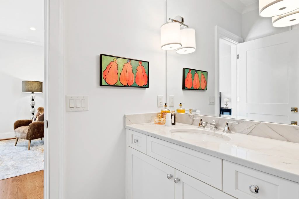 The House in Raleigh has large, beautifully landscaped back yard includes privacy fence, slate patio, and wood-burning fireplace with sitting area, now available for sale. This home located at 3910 Stratford Ct, Raleigh, North Carolina