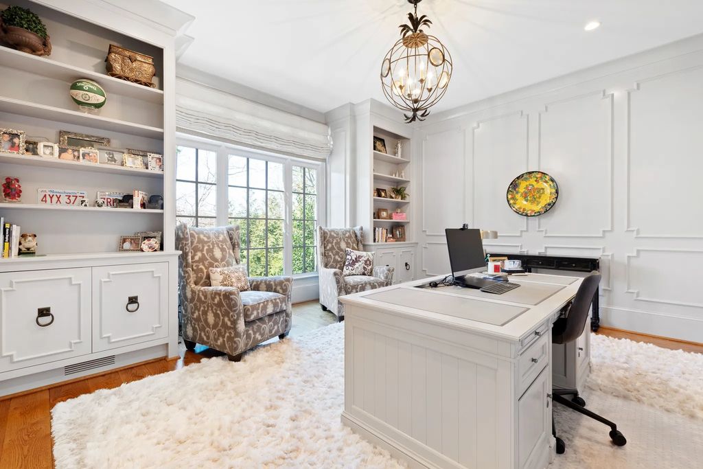 The House in Raleigh has large, beautifully landscaped back yard includes privacy fence, slate patio, and wood-burning fireplace with sitting area, now available for sale. This home located at 3910 Stratford Ct, Raleigh, North Carolina