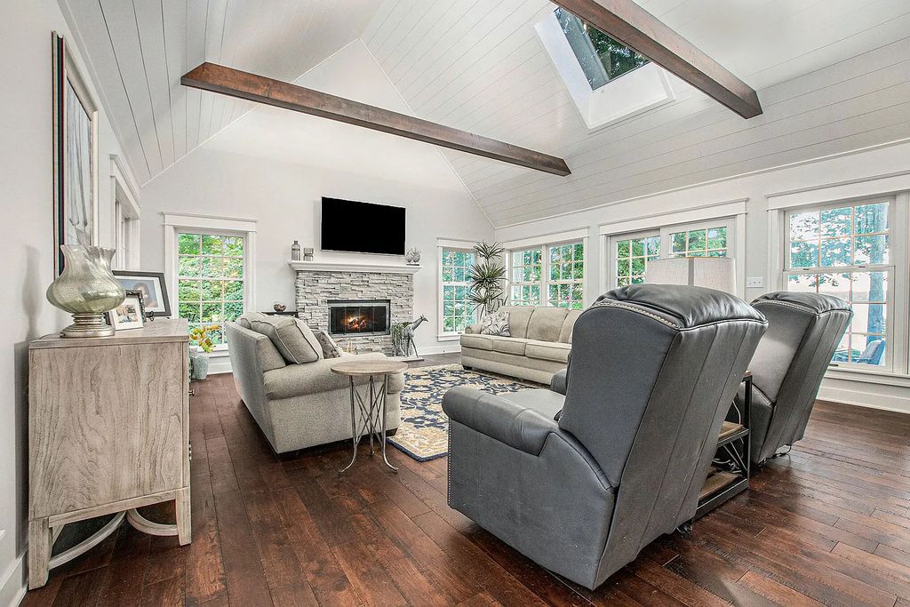 The Estate in Whitehall is a luxurious home thoughtfully planned and designed with high-end upgrades and installs throughout now available for sale. This home located at 5916 S Shore Dr, Whitehall, Michigan; offering 04 bedrooms and 03 bathrooms with 3,001 square feet of living spaces.