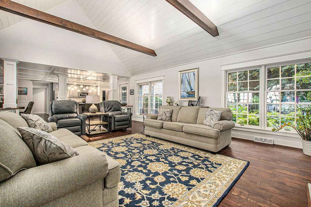 The Estate in Whitehall is a luxurious home thoughtfully planned and designed with high-end upgrades and installs throughout now available for sale. This home located at 5916 S Shore Dr, Whitehall, Michigan; offering 04 bedrooms and 03 bathrooms with 3,001 square feet of living spaces.