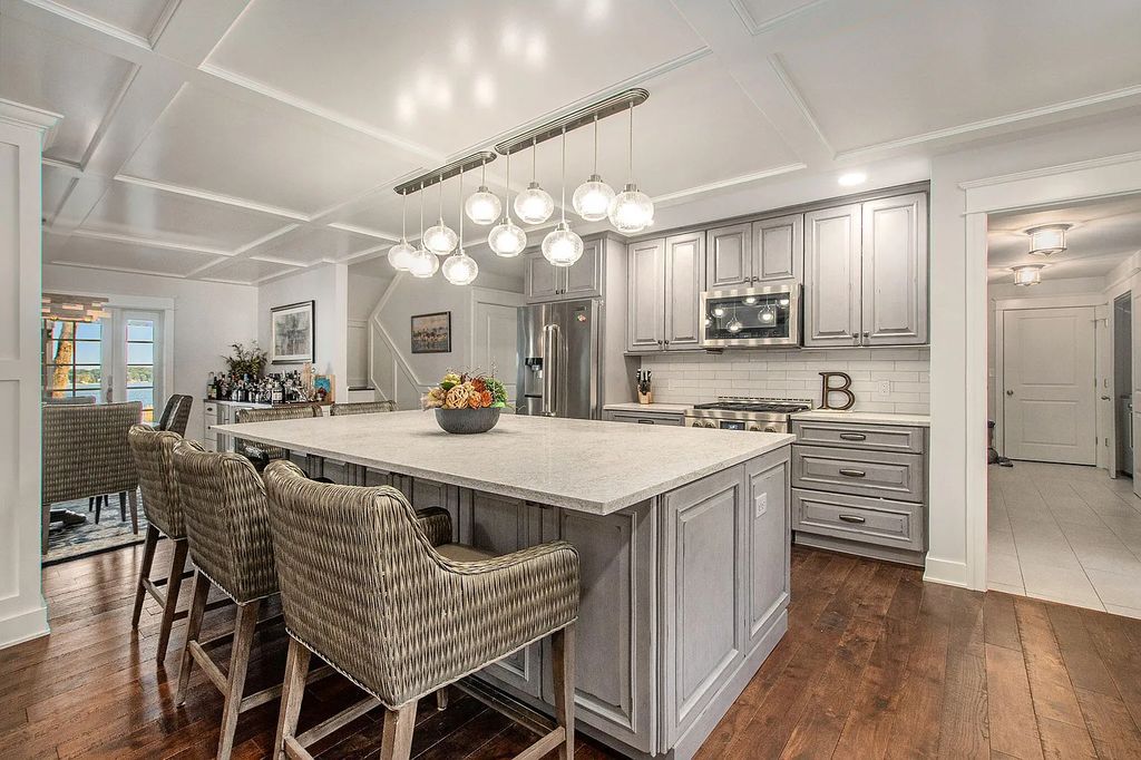 The Estate in Whitehall is a luxurious home thoughtfully planned and designed with high-end upgrades and installs throughout now available for sale. This home located at 5916 S Shore Dr, Whitehall, Michigan; offering 04 bedrooms and 03 bathrooms with 3,001 square feet of living spaces.
