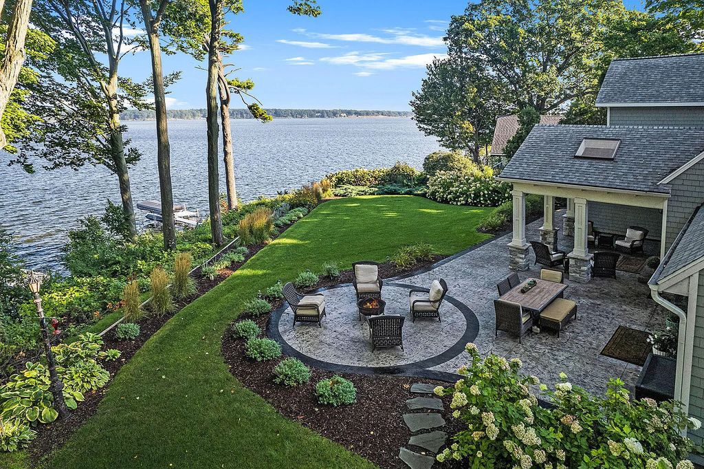 The Estate in Whitehall is a luxurious home thoughtfully planned and designed with high-end upgrades and installs throughout now available for sale. This home located at 5916 S Shore Dr, Whitehall, Michigan; offering 04 bedrooms and 03 bathrooms with 3,001 square feet of living spaces.