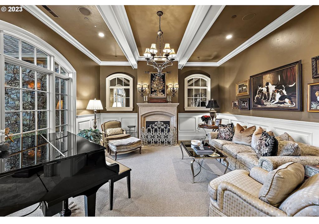The Estate in Portland is a luxurious home featuring rich amenities, large living spaces and soaring ceilings to offer spectacular sunset and panoramic views now available for sale. This home located at 12955 NW Skyline Blvd, Portland, Oregon; offering 04 bedrooms and 05 bathrooms with 7,956 square feet of living spaces.