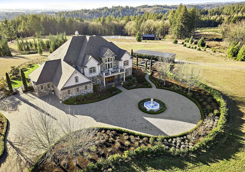 The Estate in Portland is a luxurious home featuring rich amenities, large living spaces and soaring ceilings to offer spectacular sunset and panoramic views now available for sale. This home located at 12955 NW Skyline Blvd, Portland, Oregon; offering 04 bedrooms and 05 bathrooms with 7,956 square feet of living spaces.
