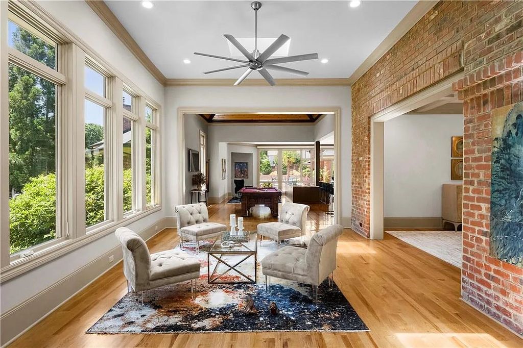 The Estate in Charlotte is a custom-built unique home designed by well-known architect Harry Schrader, now available for sale. This home located at 8402 Fairview Rd, Charlotte, North Carolina