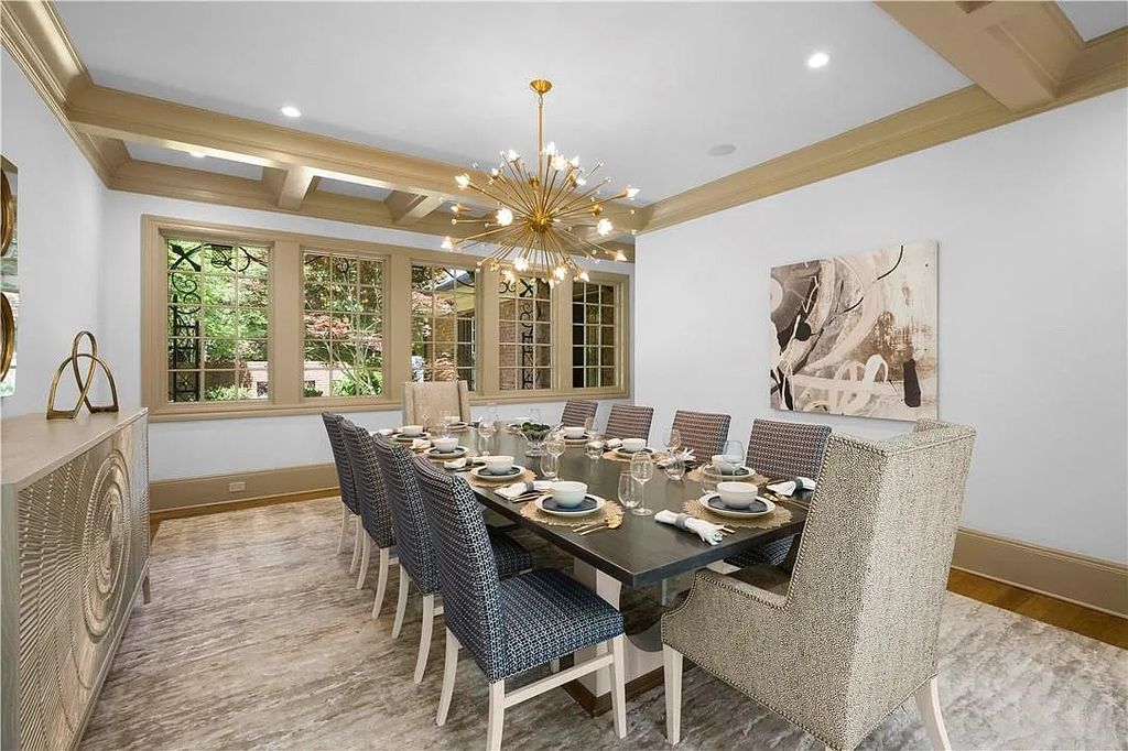 The Estate in Charlotte is a custom-built unique home designed by well-known architect Harry Schrader, now available for sale. This home located at 8402 Fairview Rd, Charlotte, North Carolina
