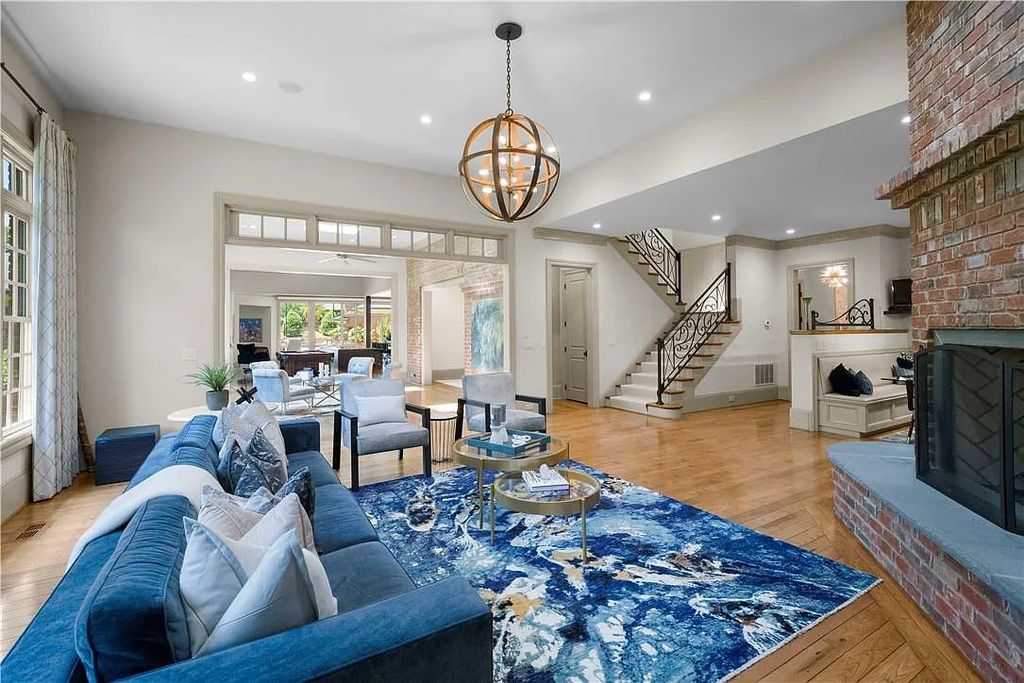The Estate in Charlotte is a custom-built unique home designed by well-known architect Harry Schrader, now available for sale. This home located at 8402 Fairview Rd, Charlotte, North Carolina