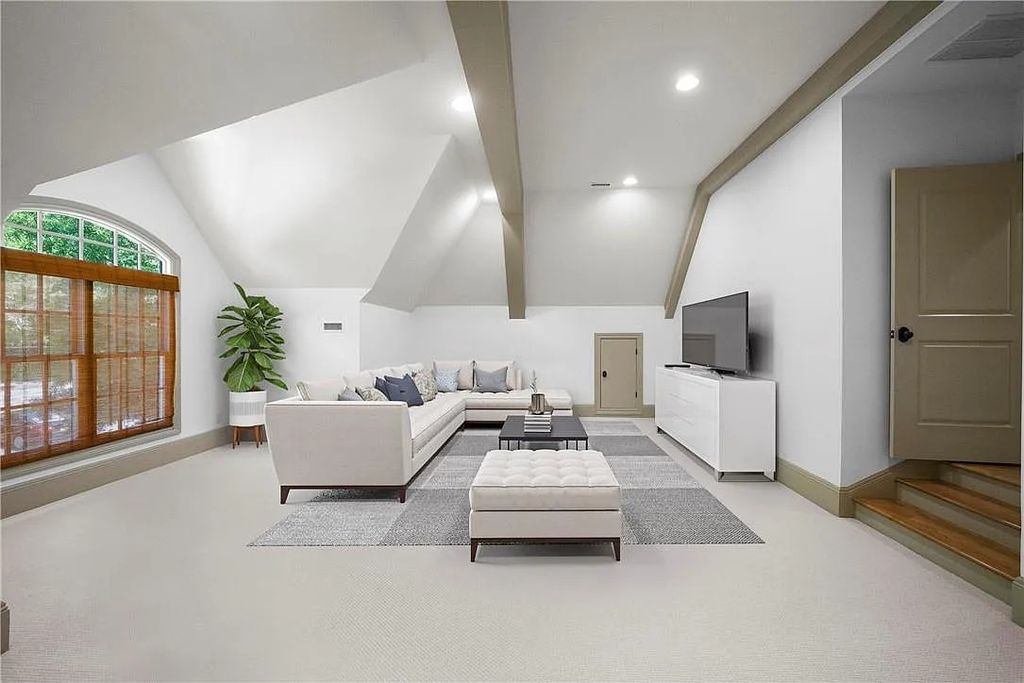 The Estate in Charlotte is a custom-built unique home designed by well-known architect Harry Schrader, now available for sale. This home located at 8402 Fairview Rd, Charlotte, North Carolina