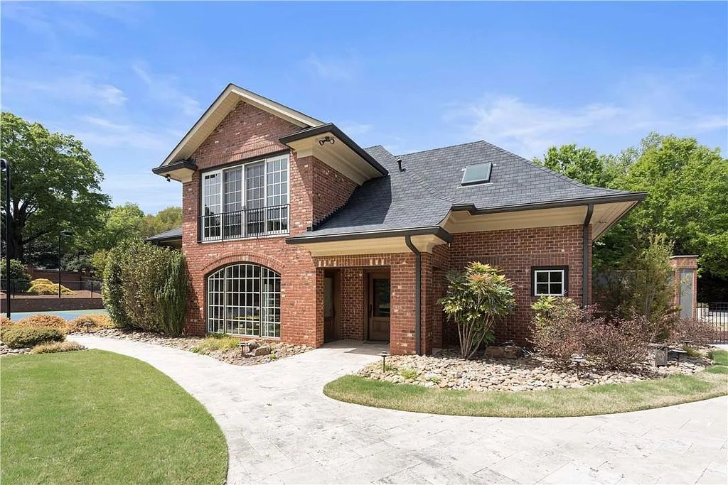 The Estate in Charlotte is a custom-built unique home designed by well-known architect Harry Schrader, now available for sale. This home located at 8402 Fairview Rd, Charlotte, North Carolina