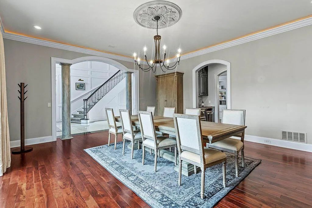 The Estate in Delaware is a luxurious home featuring architectural excellence and handcrafted details now available for sale. This home located at 1581 Woodland Hall Dr, Delaware, Ohio; offering 07 bedrooms and 11 bathrooms with 11,787 square feet of living spaces.