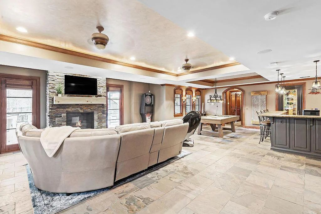 The Estate in Delaware is a luxurious home featuring architectural excellence and handcrafted details now available for sale. This home located at 1581 Woodland Hall Dr, Delaware, Ohio; offering 07 bedrooms and 11 bathrooms with 11,787 square feet of living spaces.