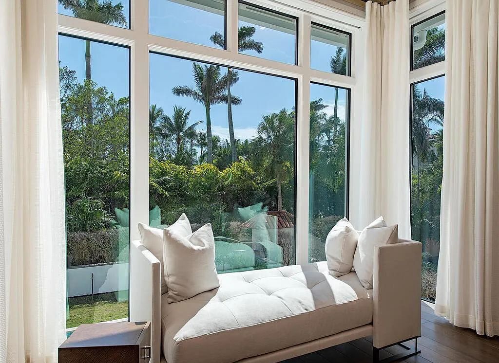 This stunning house located at 2060 Gordon Drive, Naples, Florida, is now available for sale. The newly completed residence is part of a unique, gated beachfront enclave consisting of nine homes, making it a highly coveted property.