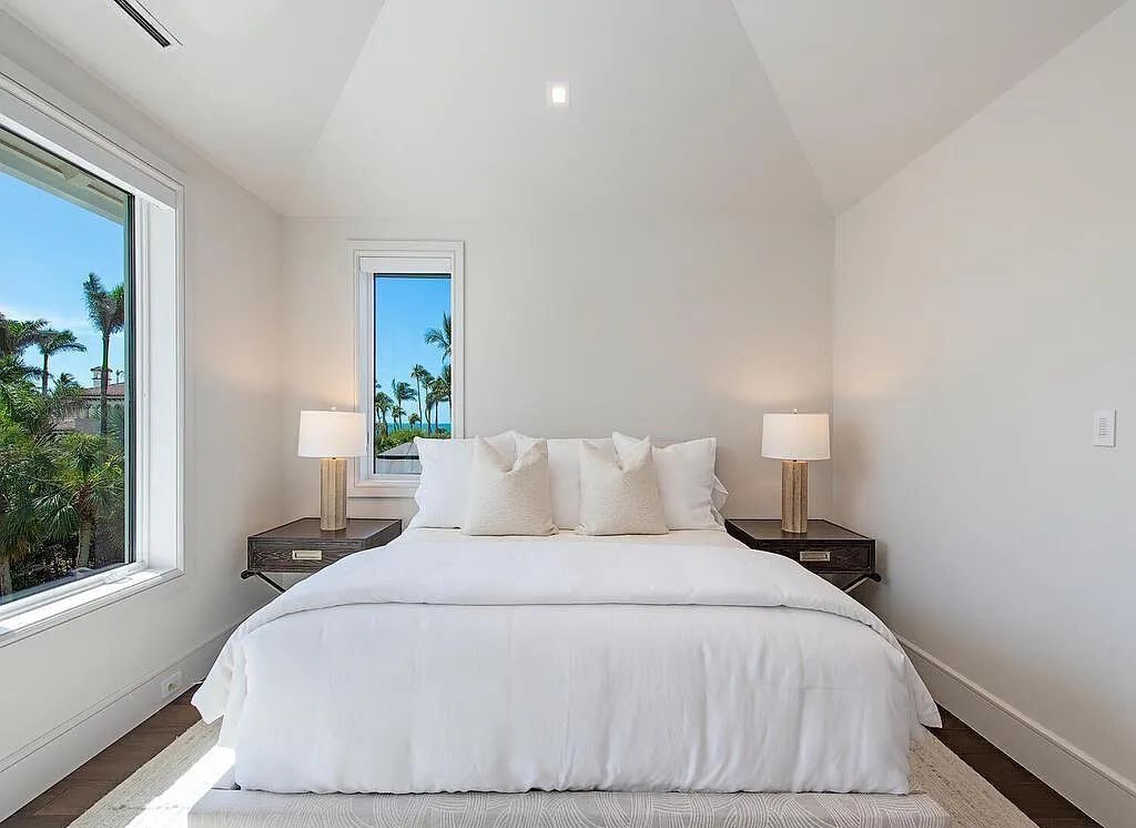 This stunning house located at 2060 Gordon Drive, Naples, Florida, is now available for sale. The newly completed residence is part of a unique, gated beachfront enclave consisting of nine homes, making it a highly coveted property.