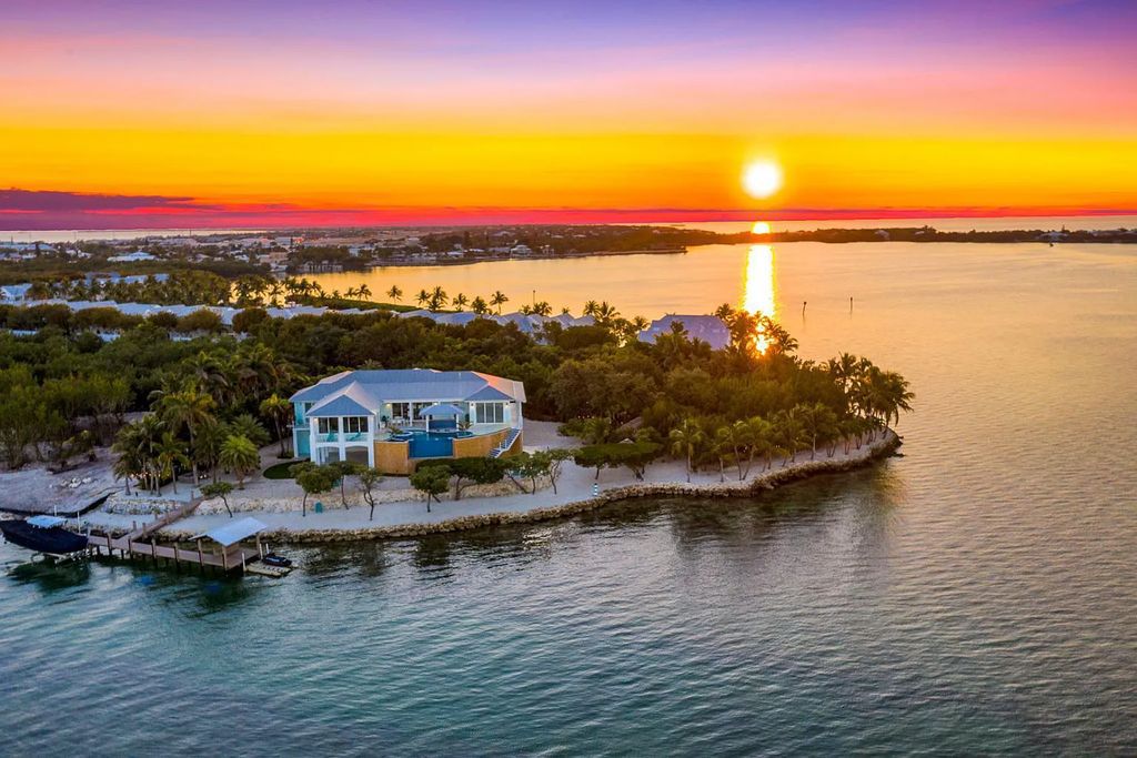 Stunning Beachfront Paradise in Marathon Florida with Private Beach and Dock is Offering at 13.895 Million 1