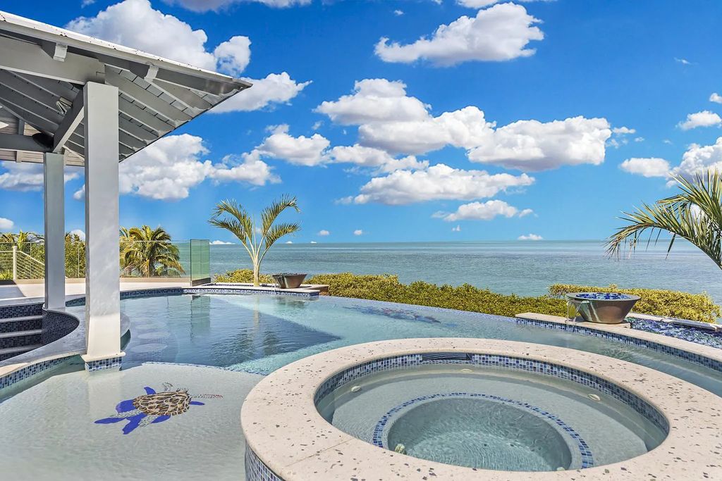 Stunning Beachfront Paradise in Marathon Florida with Private Beach and Dock is Offering at 13.895 Million 24