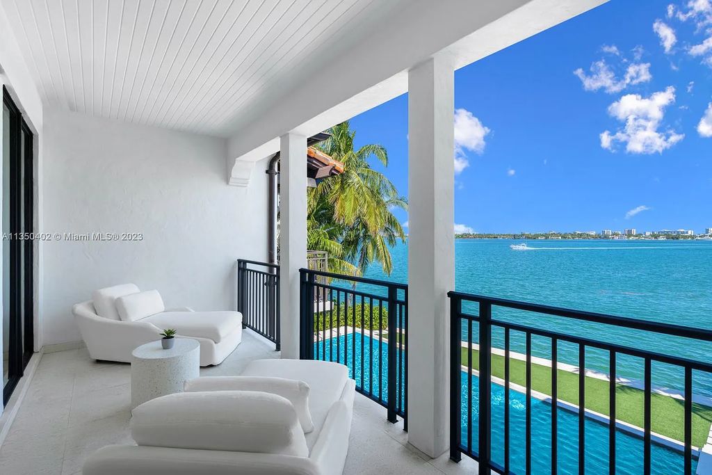 Welcome to 815 E Dilido Drive, Miami Beach, Florida, a stunning transitional home designed by Menin Design. This hme in Miami Beach boasts 6 bedrooms and 8 bathrooms, with a living space of 8,181 square feet, all situated on a spacious 0.31-acre lot. Built in 2006, this home is one of the most impressive properties on the Venetian, offering 107 feet of waterfront living.