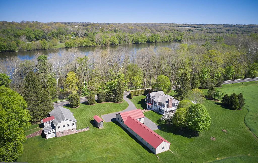 The Estate in Upper Black Eddy is a luxurious home undergone a dedicated, comprehensive and accurate restoration now available for sale. This home located at 1005 River Rd, Upper Black Eddy, Pennsylvania; offering 03 bedrooms and 03 bathrooms with 3,452 square feet of living spaces.