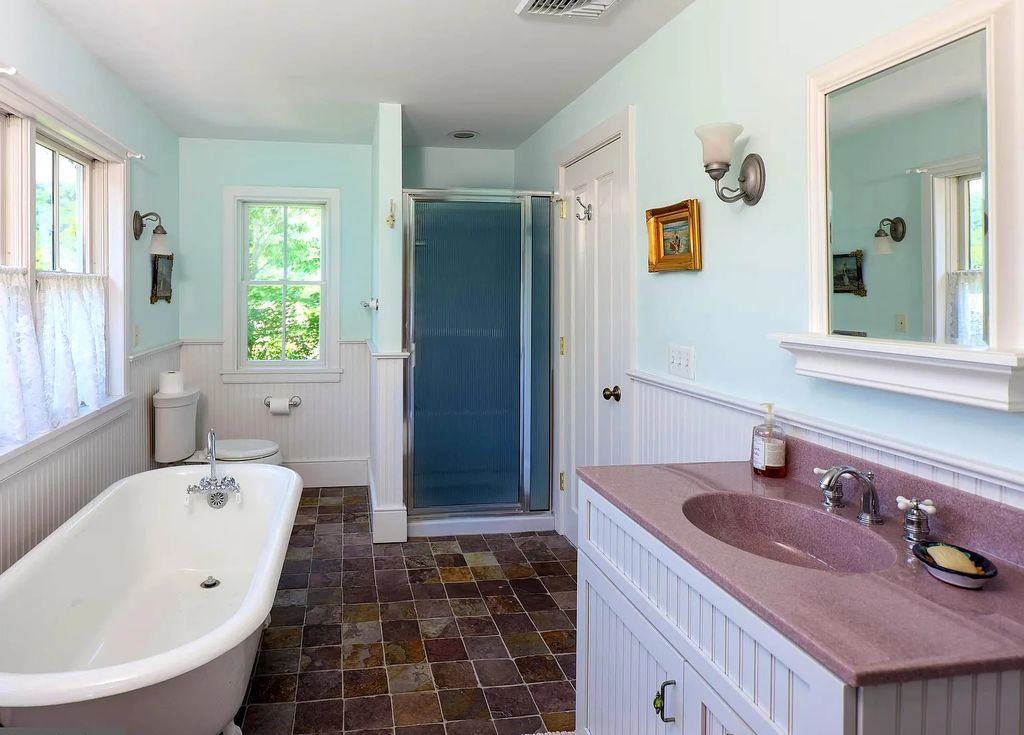 The Estate in Upper Black Eddy is a luxurious home undergone a dedicated, comprehensive and accurate restoration now available for sale. This home located at 1005 River Rd, Upper Black Eddy, Pennsylvania; offering 03 bedrooms and 03 bathrooms with 3,452 square feet of living spaces.