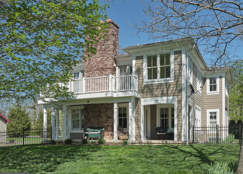 Surrounded by Fertile River Valley this 2.495M Farmhouse in Upper Black Eddy PA is Truly an Architectural Achievement 29
