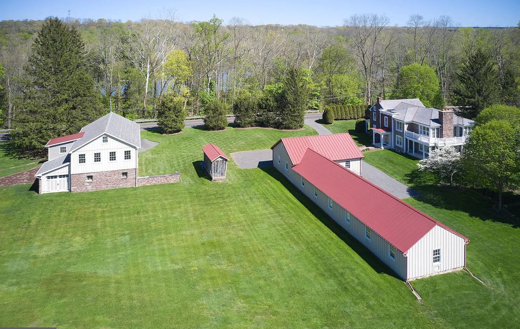 The Estate in Upper Black Eddy is a luxurious home undergone a dedicated, comprehensive and accurate restoration now available for sale. This home located at 1005 River Rd, Upper Black Eddy, Pennsylvania; offering 03 bedrooms and 03 bathrooms with 3,452 square feet of living spaces.