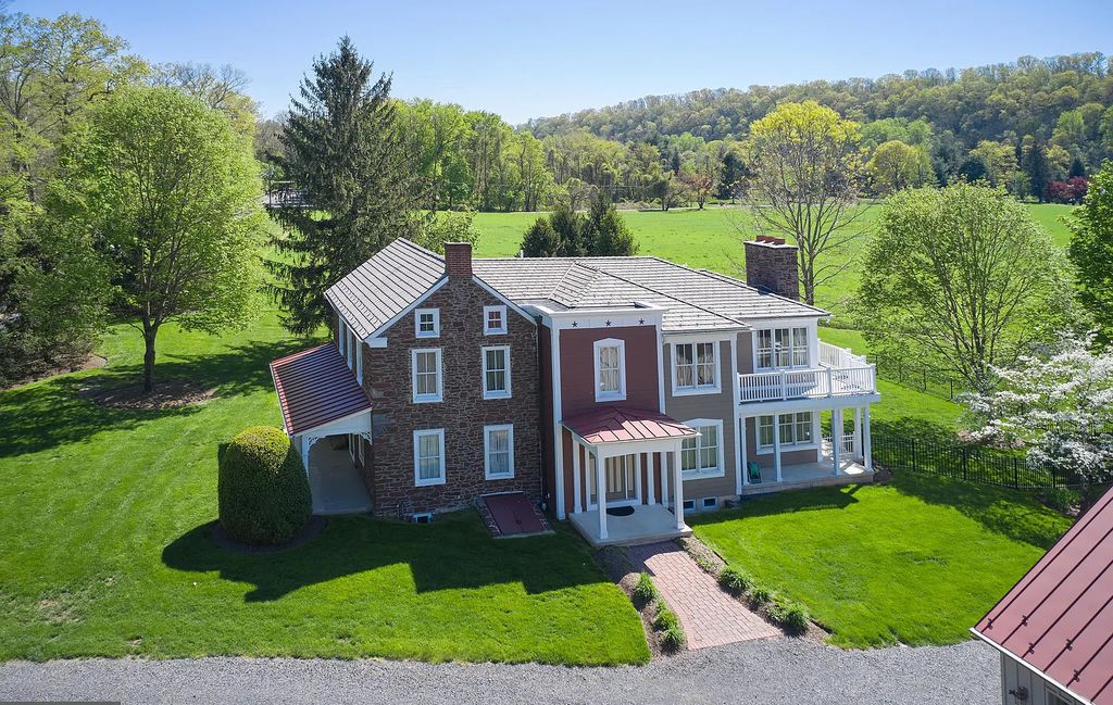 The Estate in Upper Black Eddy is a luxurious home undergone a dedicated, comprehensive and accurate restoration now available for sale. This home located at 1005 River Rd, Upper Black Eddy, Pennsylvania; offering 03 bedrooms and 03 bathrooms with 3,452 square feet of living spaces.