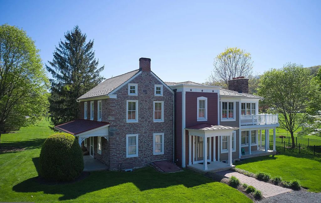 The Estate in Upper Black Eddy is a luxurious home undergone a dedicated, comprehensive and accurate restoration now available for sale. This home located at 1005 River Rd, Upper Black Eddy, Pennsylvania; offering 03 bedrooms and 03 bathrooms with 3,452 square feet of living spaces.