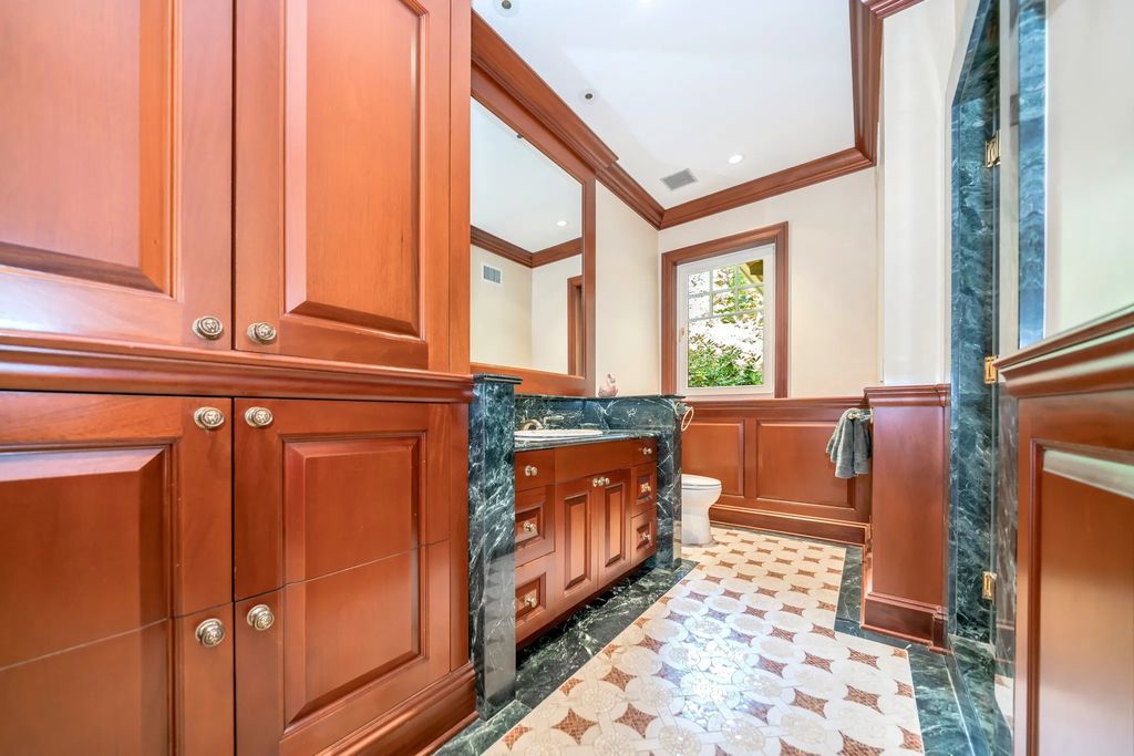 The Estate in Great Neck is build by award-winning architecture firm, Shope Reno Wharton Associates, now available for sale. This home located at 227 Dock Lane, Great Neck, New York