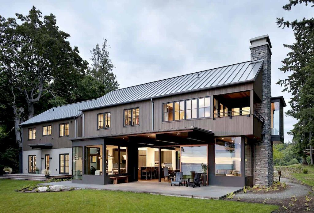 Whidbey Farmhouse, a Nature-inspired Oasis by DeForest Architects