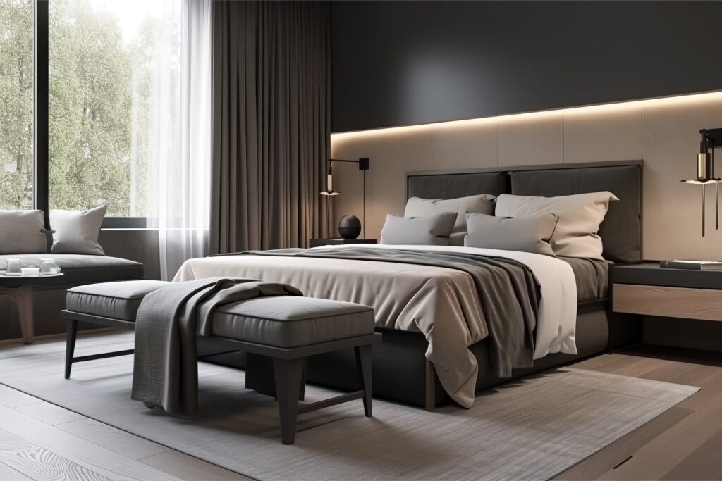 Gray bedroom stools are a popular choice for those looking to add a subtle and calming touch to their bedroom decor. Gray is a versatile color that can be paired with a wide range of other colors and styles, making it easy to incorporate into any bedroom design scheme. One of the great things about gray bedroom stools is their ability to blend in seamlessly with the rest of the room. They can be upholstered in various shades of gray, from light and airy to dark and moody, depending on your personal preference. This makes them a great option for those who want to create a cohesive and harmonious look in their bedroom.
