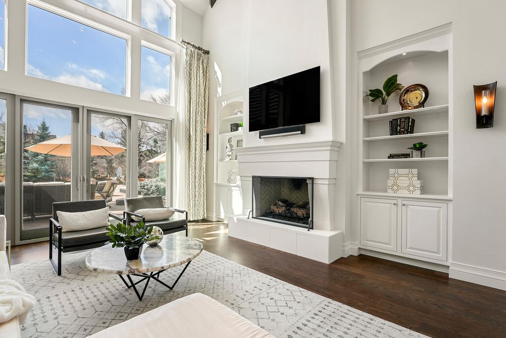 1110 E Layton Avenue Home in Cherry Hills Village, Colorado. This stunning home in the heart of Old Cherry Hills Village offers classical form and style with modern renovations and top-of-the-line finishes. The spacious layout boasts vaulted ceilings and private spaces with unique views from every window.