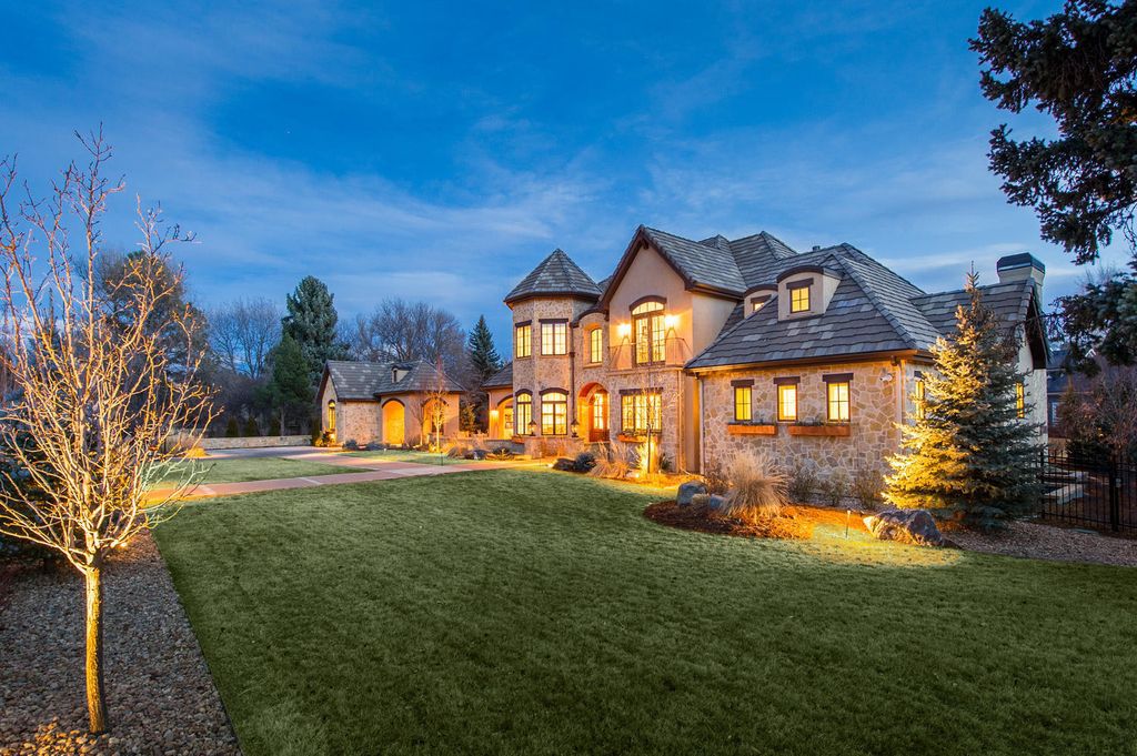 1110 E Layton Avenue Home in Cherry Hills Village, Colorado. This stunning home in the heart of Old Cherry Hills Village offers classical form and style with modern renovations and top-of-the-line finishes. The spacious layout boasts vaulted ceilings and private spaces with unique views from every window.