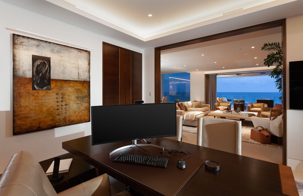 7 Strand Beach Drive in Dana Point, CA is an exquisite property that boasts breathtaking Pacific Ocean views, unparalleled contemporary architecture, and a prime location at The Strand at Headlands. Built in 2018 by Brown Brothers Construction, this modern custom showplace features approximately 9,630 square feet of living space, six ensuite bedrooms, and seven-and-a-half baths, including two primary suites and a junior suite on the top level.