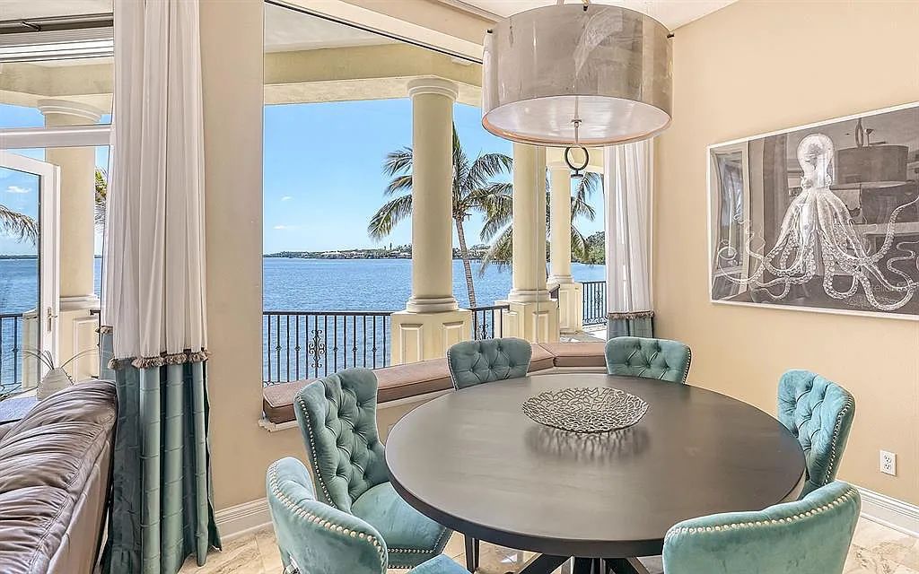 Welcome to a stunning Siesta Key coastal home 1414 Point Crisp Road, Sarasota, Florida with 360-degree bay views and 546 feet of waterfront on Little Sarasota Bay. This 6-bed, 9-bath home boasts 7,162 sqft of living space on 1.22 acres of land.