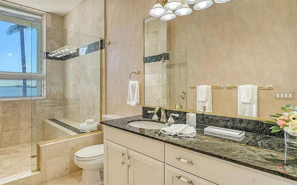 Welcome to a stunning Siesta Key coastal home 1414 Point Crisp Road, Sarasota, Florida with 360-degree bay views and 546 feet of waterfront on Little Sarasota Bay. This 6-bed, 9-bath home boasts 7,162 sqft of living space on 1.22 acres of land.
