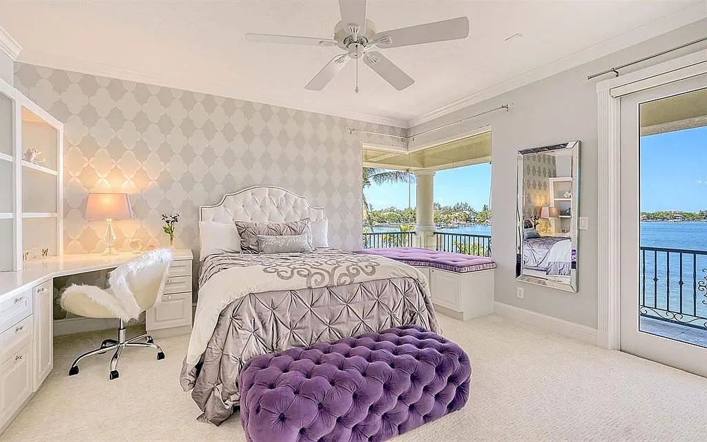 Welcome to a stunning Siesta Key coastal home 1414 Point Crisp Road, Sarasota, Florida with 360-degree bay views and 546 feet of waterfront on Little Sarasota Bay. This 6-bed, 9-bath home boasts 7,162 sqft of living space on 1.22 acres of land.